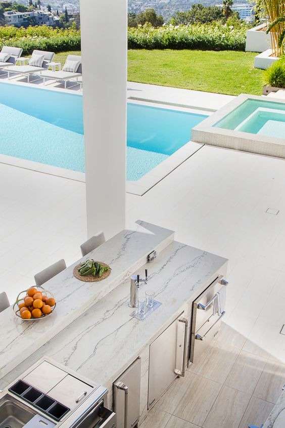 Summer Outdoor Kitchen Decor: