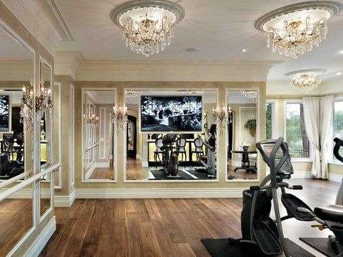 Mirrors for your gym room decoration: 