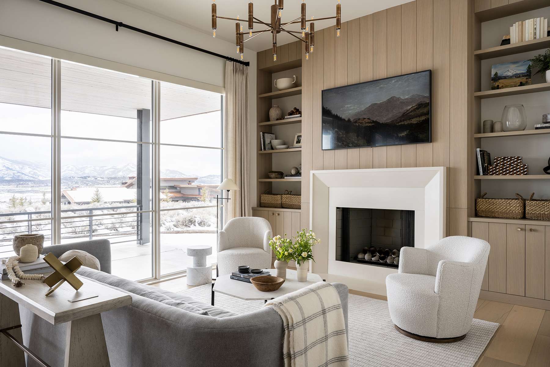 Contemporary living room decoration