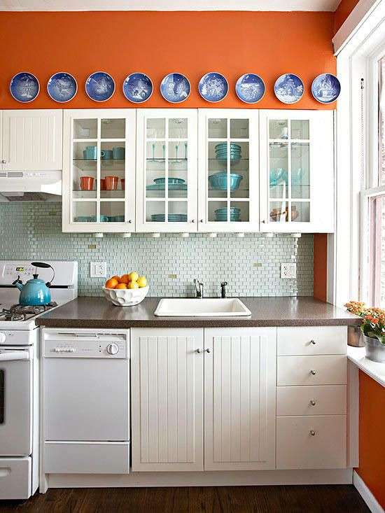  Items for Decorating above kitchen cabinets: