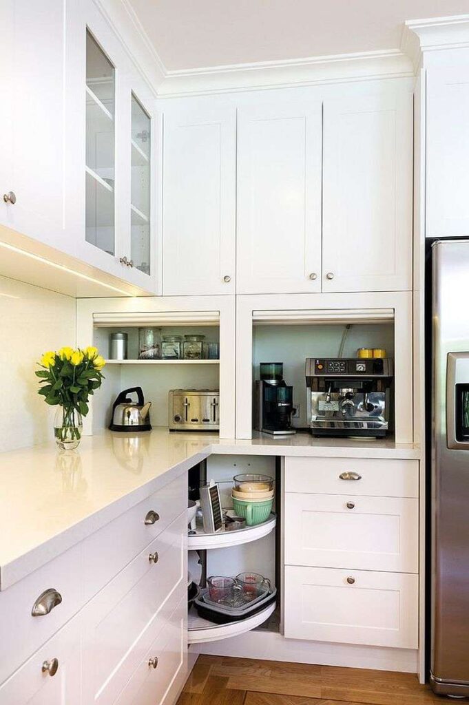 Use every angle small kitchen corner cabinet