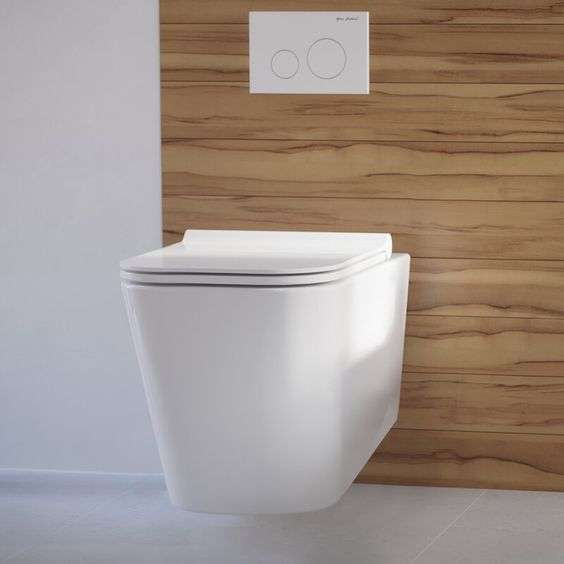 Swiss Madison Concorde Dual-Flush Elongated Wall-Mount Toilet (Seat Included) in White | Wayfair SM-WT442