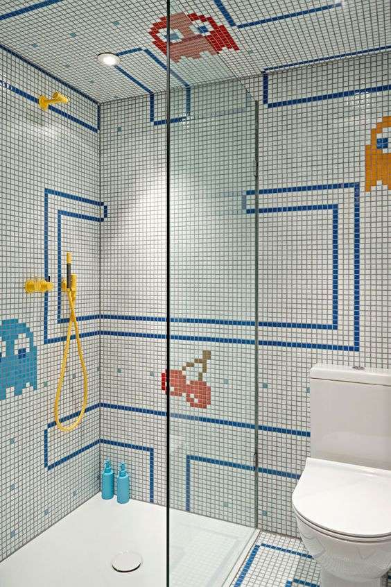 Pick a cheerful theme for your Kids Bathroom