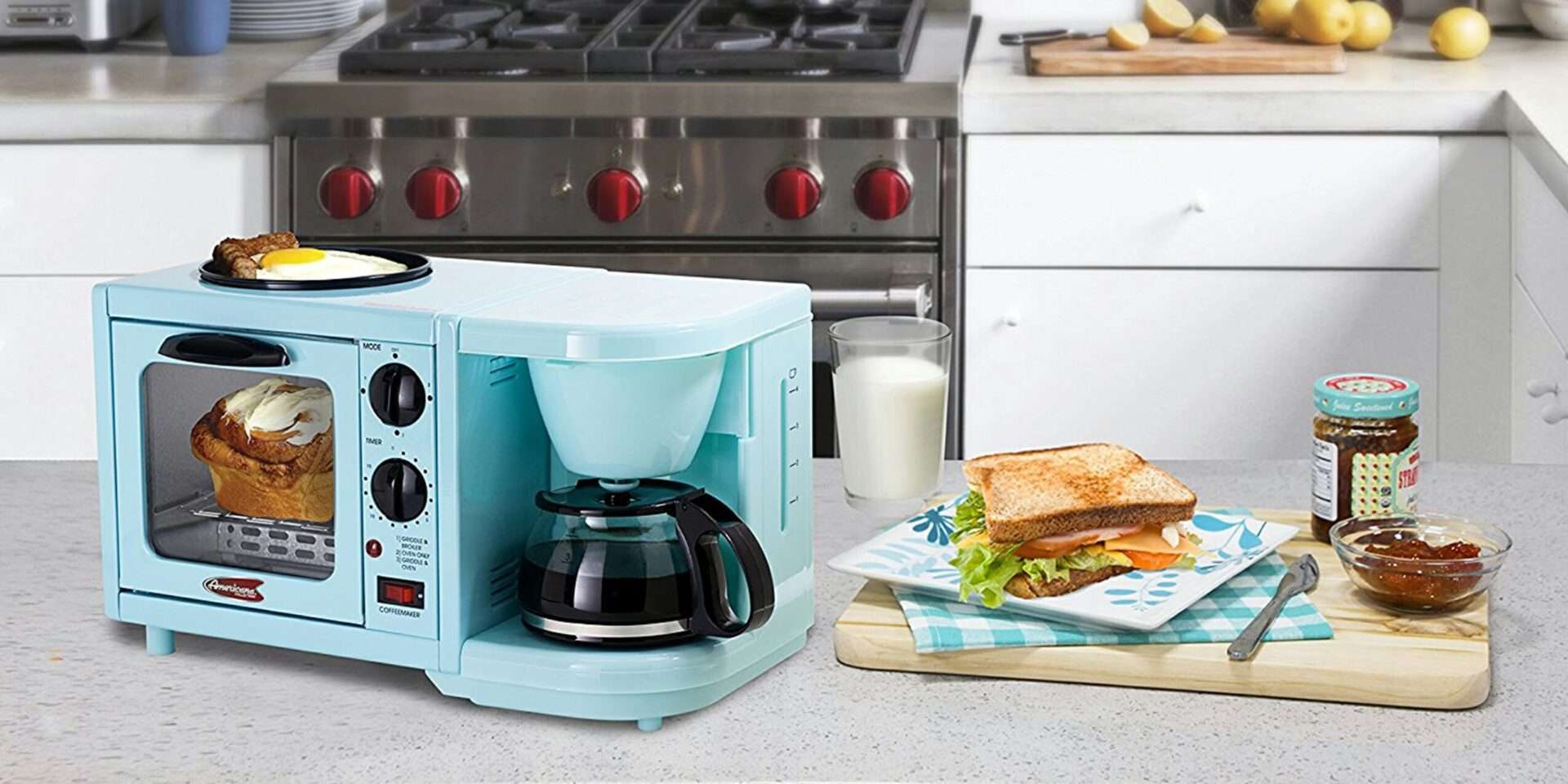 TIP No. 2: Choose multifunctional appliances and compact equipment
