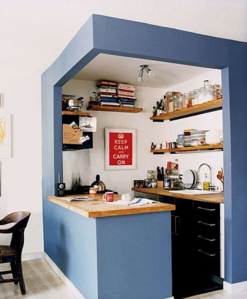 TIP No. 4: Open up the space in small kitchen
