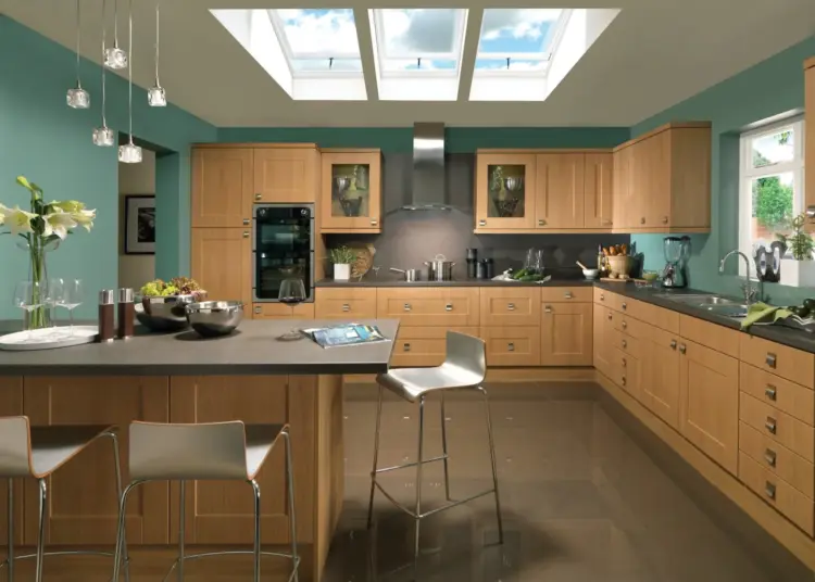Painting your backsplash is an inexpensive and easy way to transform the look of your kitchen.