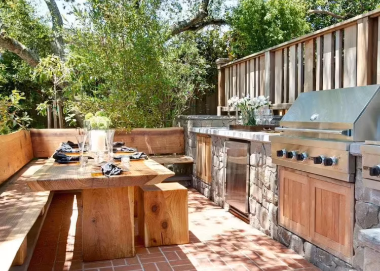 the outdoor summer kitchen is proving easier to implement than you might imagine