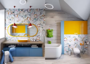 the Kids Bathroom is a space where creativity and imagination can run wild.