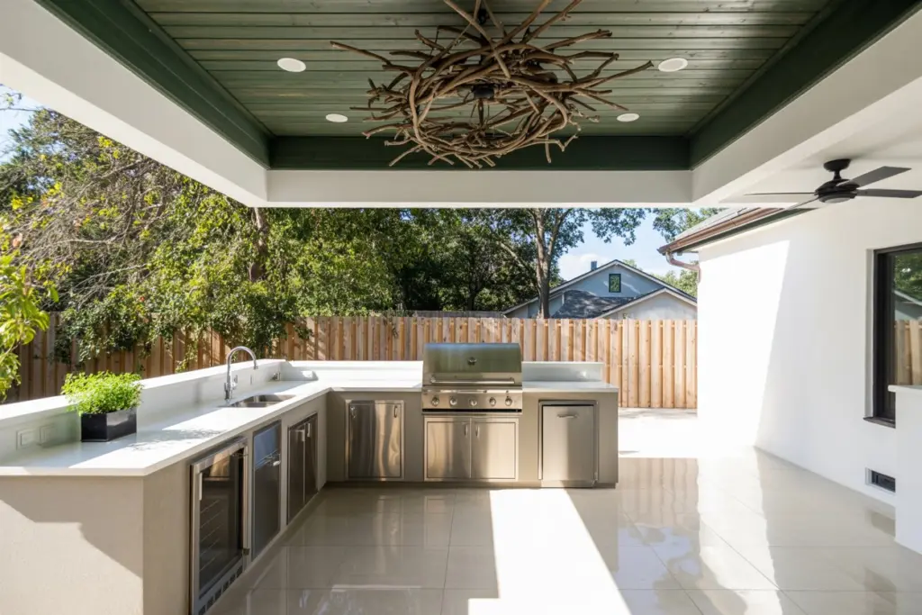 Summer Outdoor Kitchen Decor