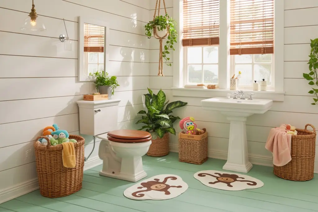 kids bathroom interior