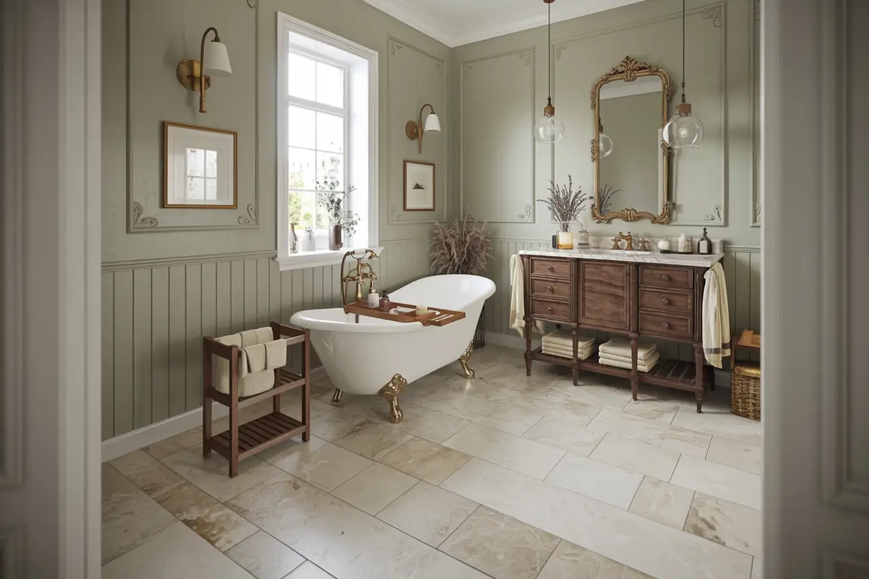 How To Create Cottage Country Bathroom : 18 ways to succeed it