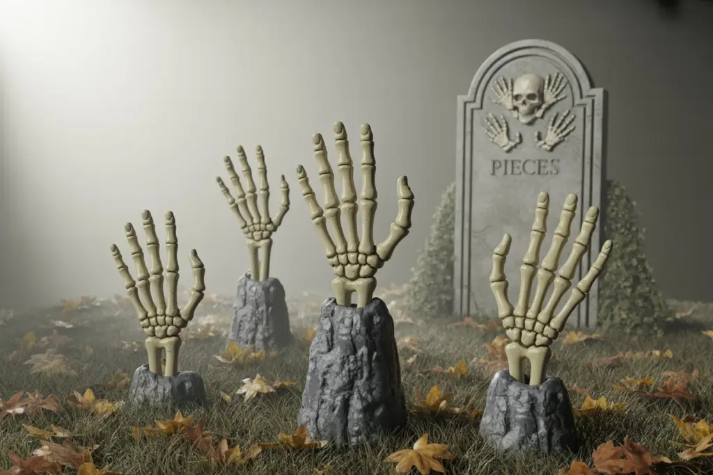 Skeleton Hands for your Outdoor Home Halloween Decoration