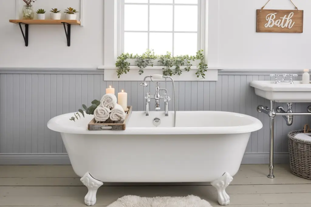 cottage Country bathroom