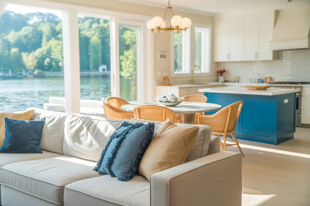 Open Concept living: How To Find The Best Design Kitchen-Dining-Living Room 4 Zones for your open concept living