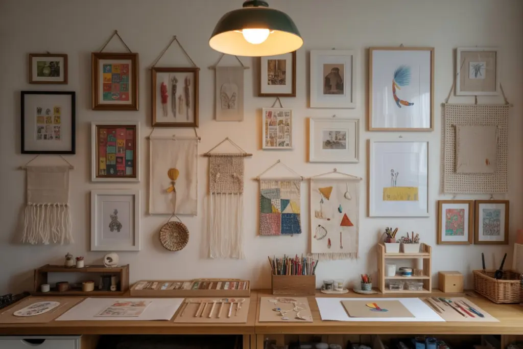 Display an important work of art on the wall