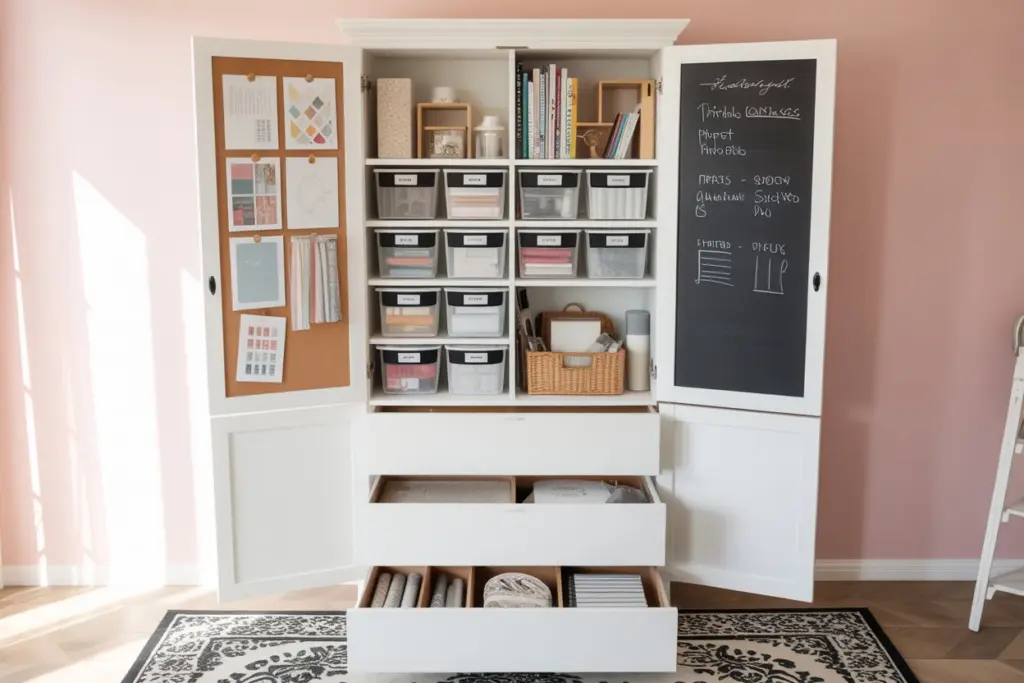 Transform a storage unit into a sliding door