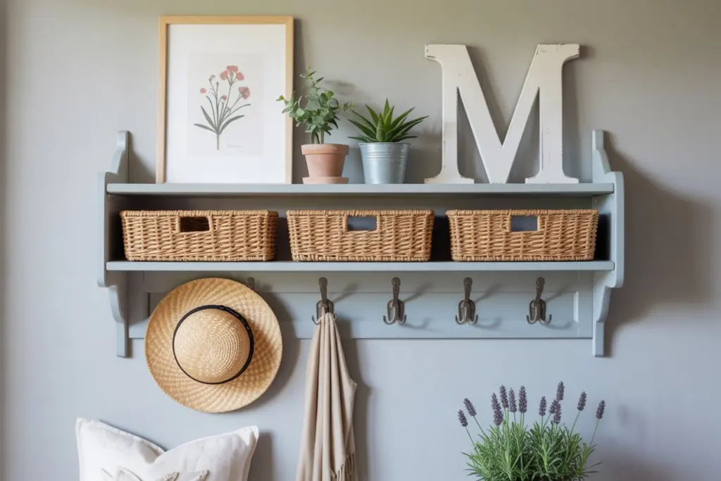 Make Use of Vertical Space in your Small entryway design