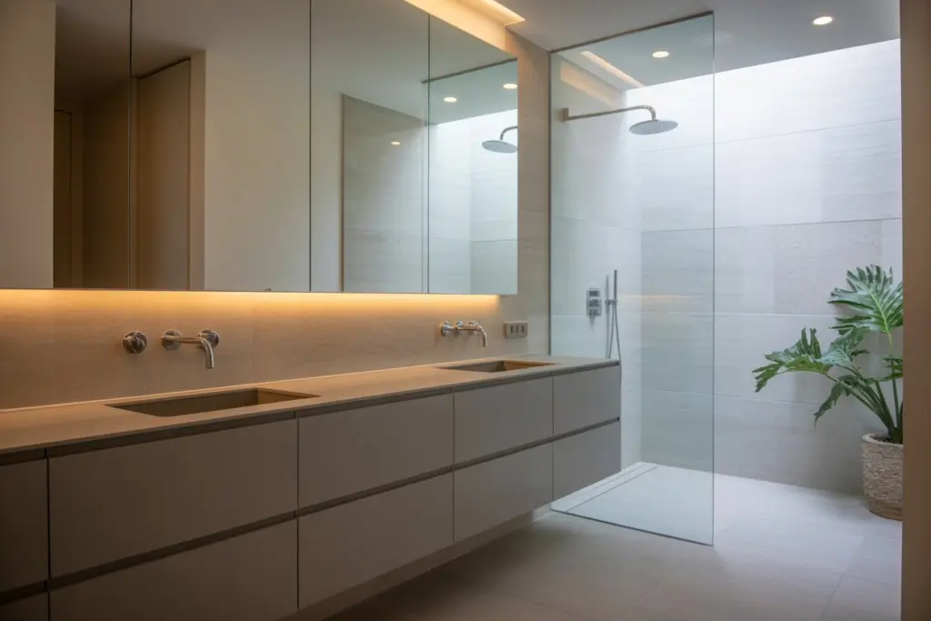Modern Marvel Master Bathroom