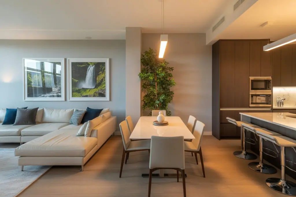 Open Concept living: How To Find The Best Design Kitchen-Dining-Living Room 11 Minimalist in Open Concept Living