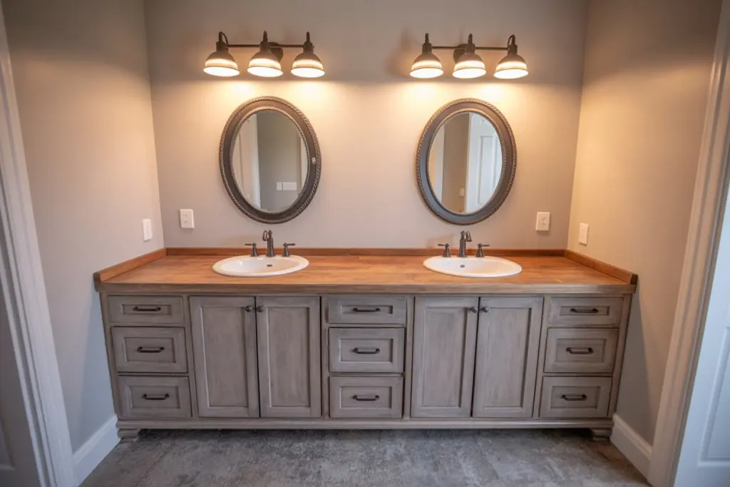 Rustic Decoration For Your Cottage Country bathroom