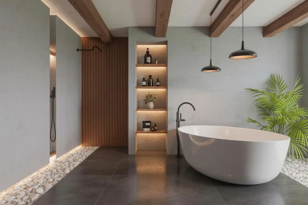 nature's elegance Master Bathroom