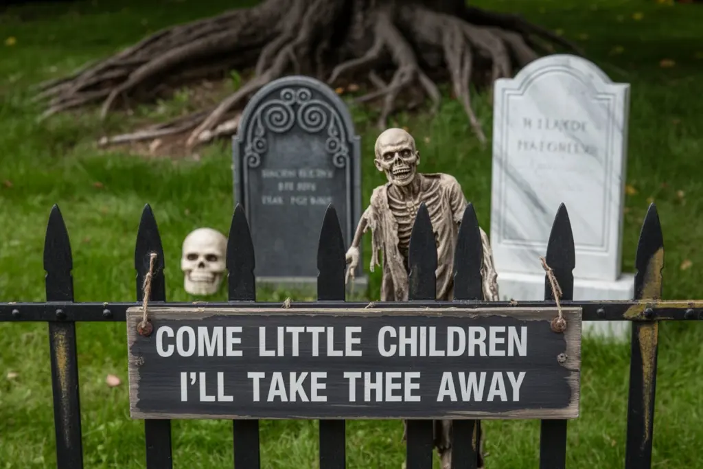 Tombstone Tales for your Outdoor Home Halloween Decoration