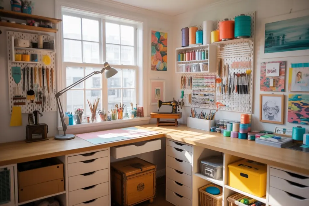 Creative Craft Room Decoration