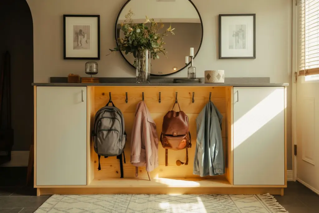 clutter-free Small entryway