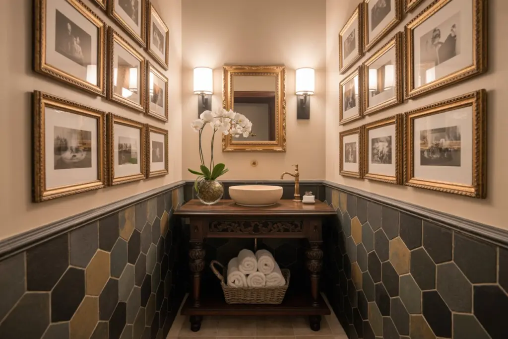 picturesque rustic In Cottage Country bathroom