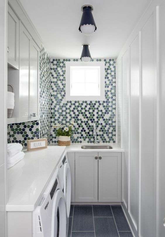 Idea no. 7: a seaside-style laundry room decor