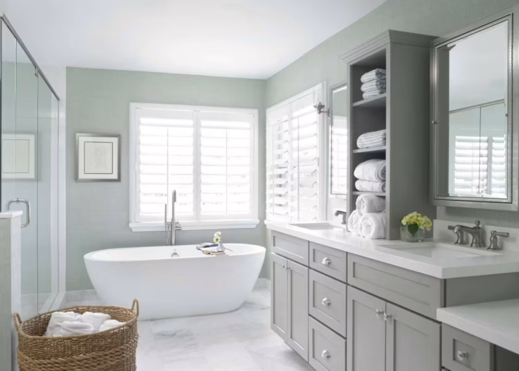 Painting bathroom cabinets can truly be a game-changer if you're seeking an affordable way to modernize your bathroom and infuse the space with new vitality.