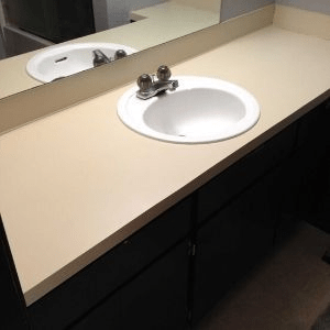 The Ultimate Guide to Bathroom Countertop Paint : Reshaping tips 4 Getting the Surface Ready for bathroom countertop paint