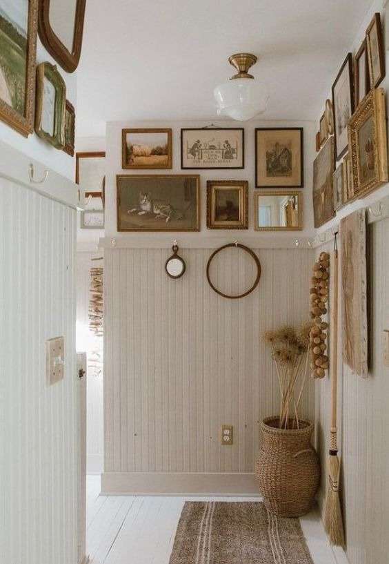 wall full of frames farmhemian