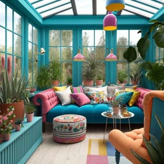 Colorful conservatories