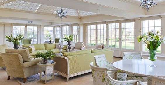 Conservatory minimalist decorating