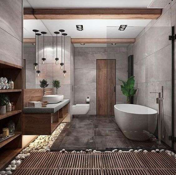 nature's elegance Master Bathroom