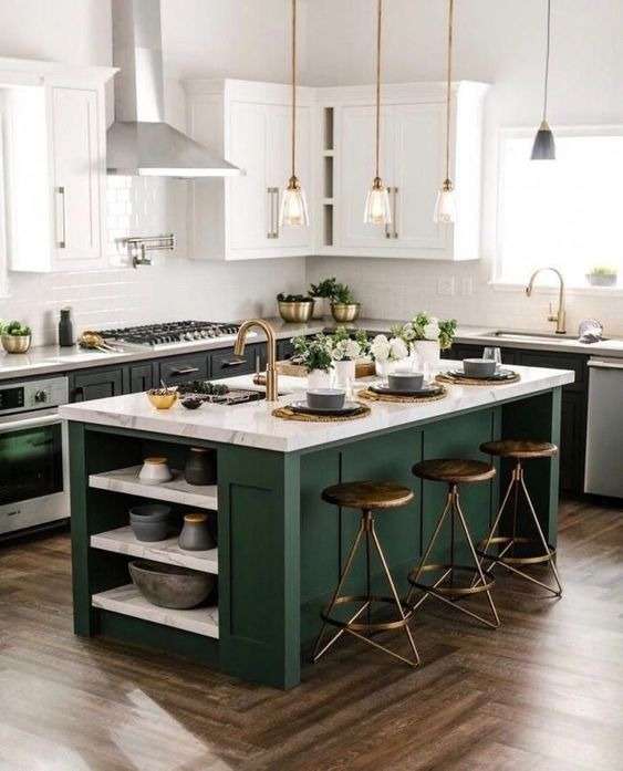 kitchen island for separating Kitchen-Dining Room