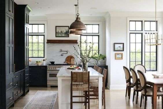 wood furnishings for  Kitchen-Dining Room