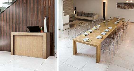 Multipurpose Dining tables that fold up or expand