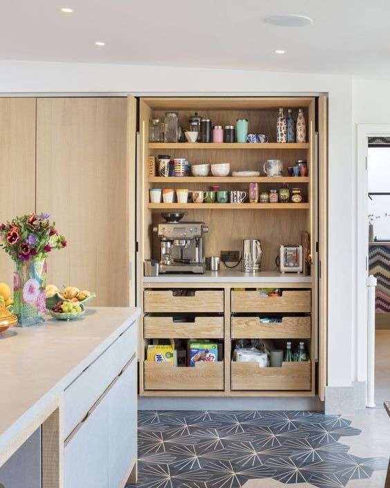 Kitchen-Dining Room Storage Solutions
