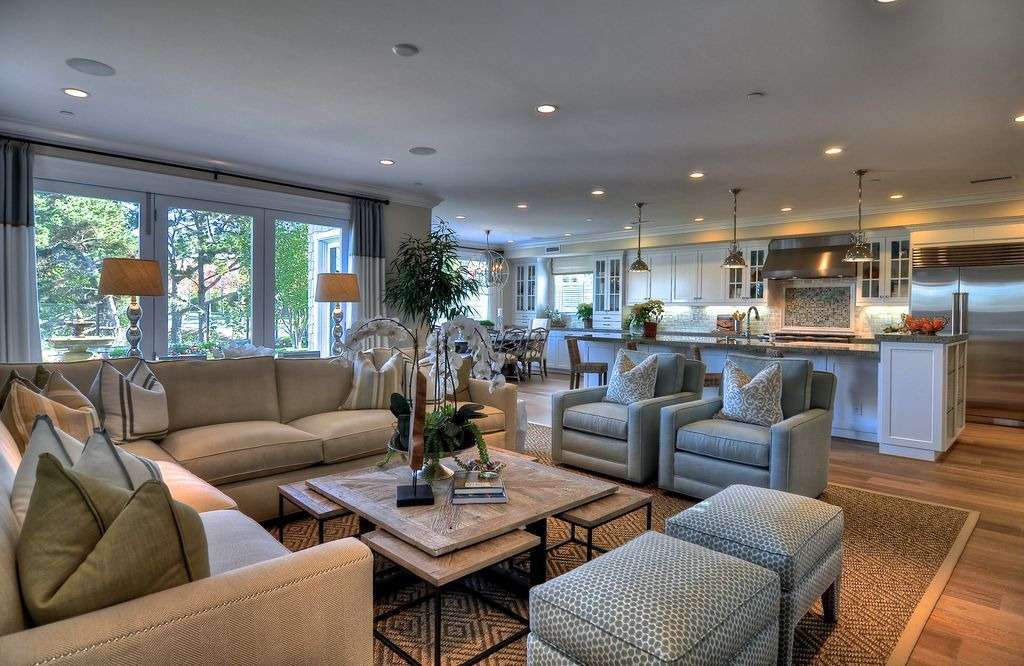Layout of your open concept living