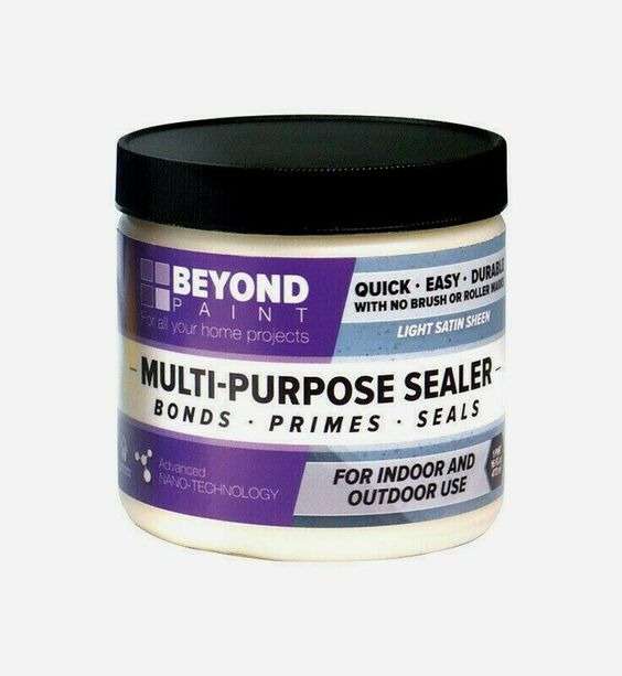 clear water-resistant sealer over the painted bathroom cabinets