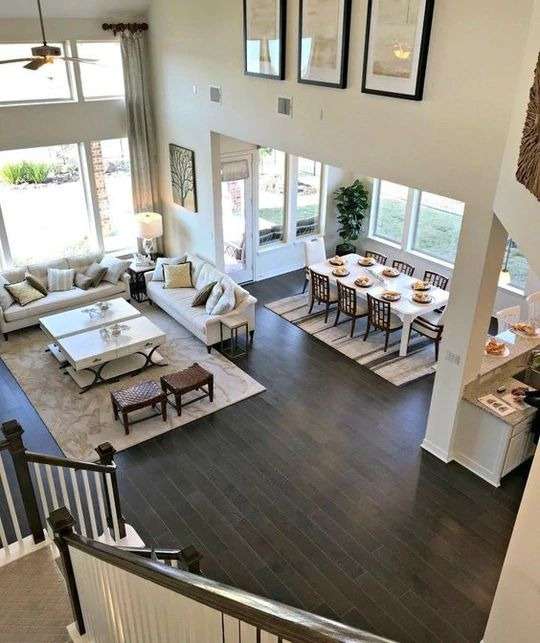 the Zones for your living-dining room 