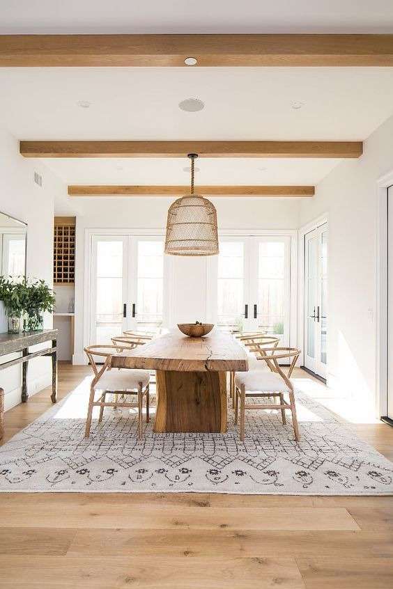 The must-have wooden furniture in farmhemian: 