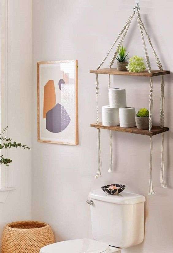 Hanging shelves: 