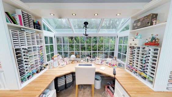 Natural Lighting for craft room: 