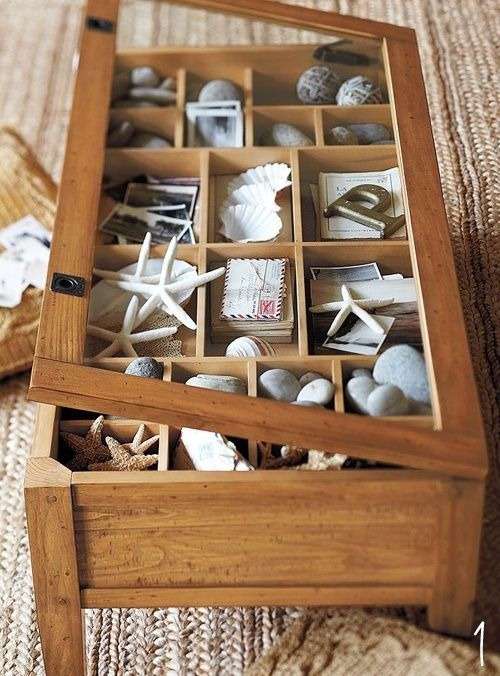 Accessories brought back from a trip: farmhouse