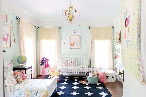 DECORATION TO DIFFERENTIATE SPACES in your Toddler and Baby Room