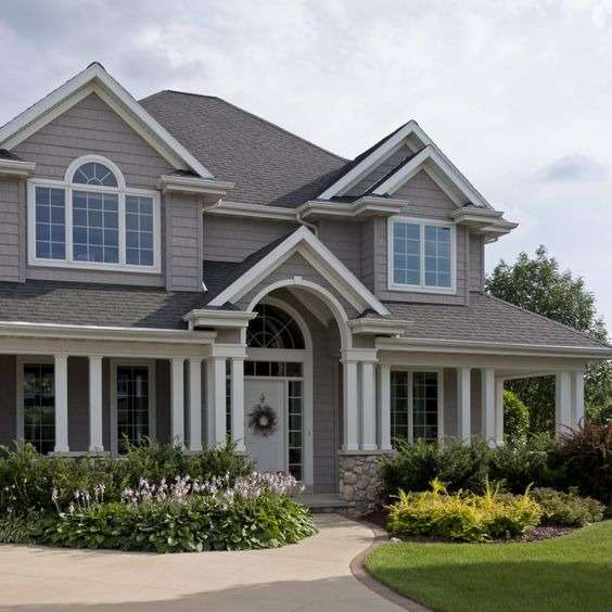 Earthy Neutrals for the Farmhouse Exterior