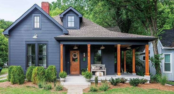 worn-out blues the Farmhouse Exterior